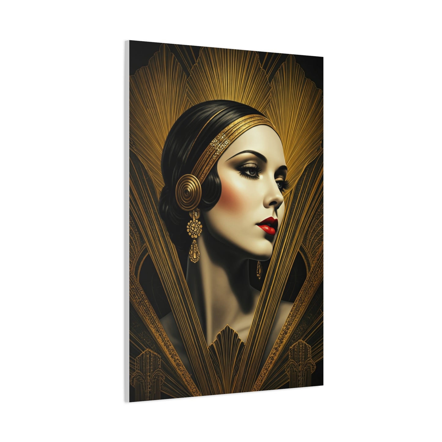 Glamorous Art Deco Portrait Wall Art & Canvas Prints