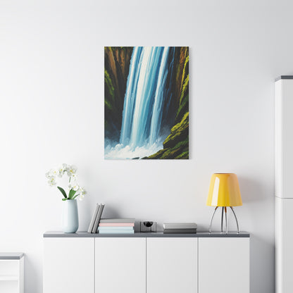 Tall Cascading Waterfall Wall Art & Canvas Prints