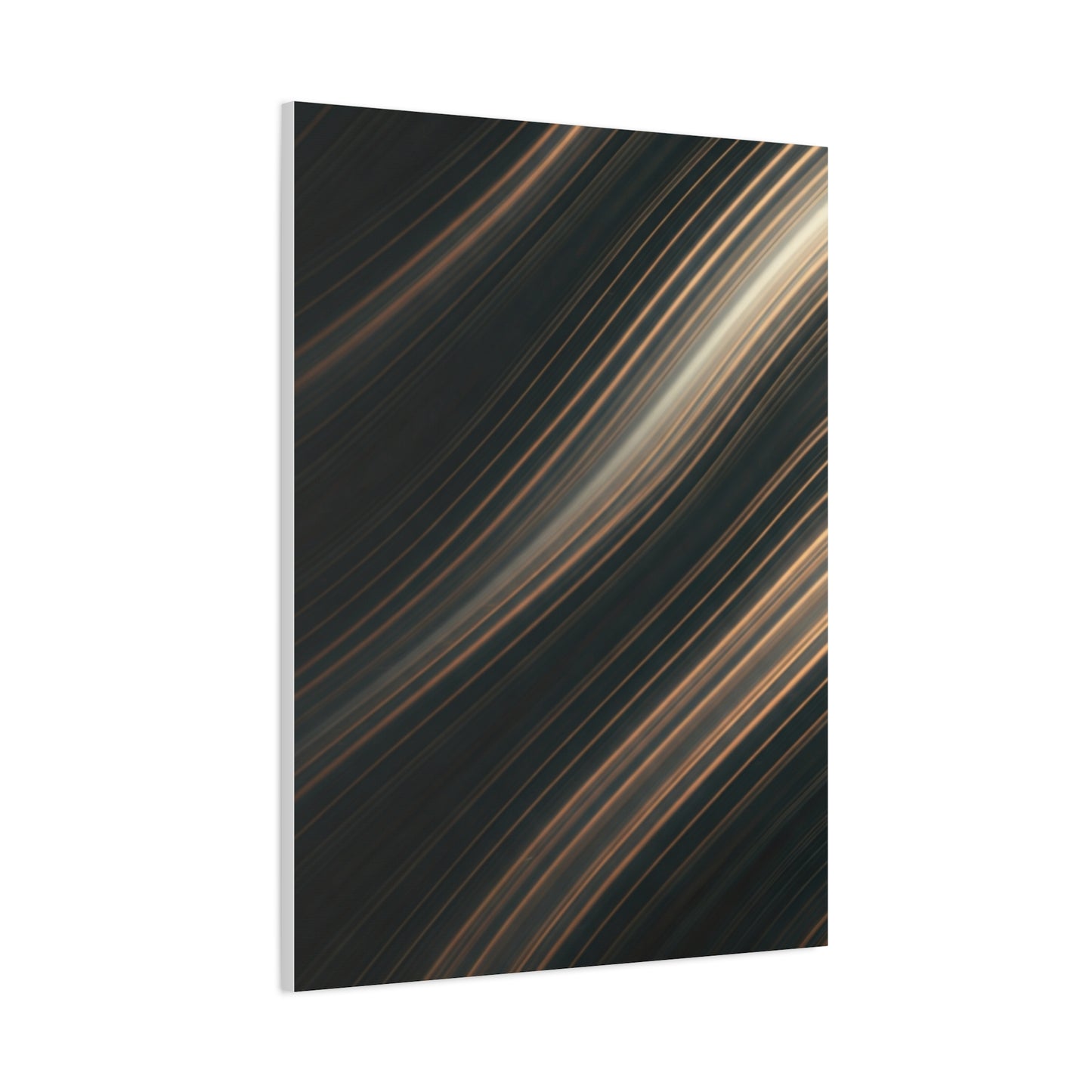 Golden Light Streak Abstract Wall Art & Canvas Prints