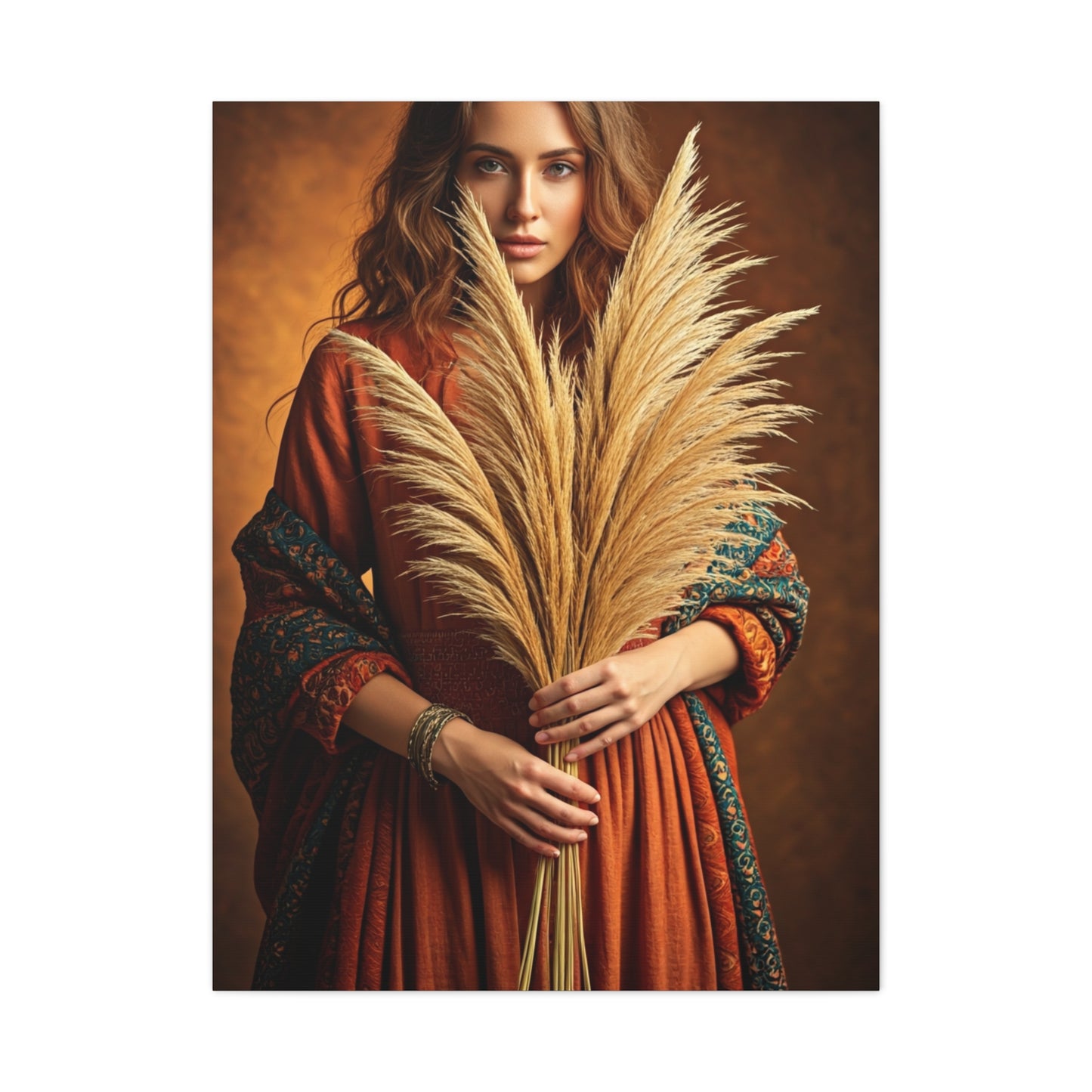 Harvest Spirit Bohemian Woman Wall Art & Canvas Prints