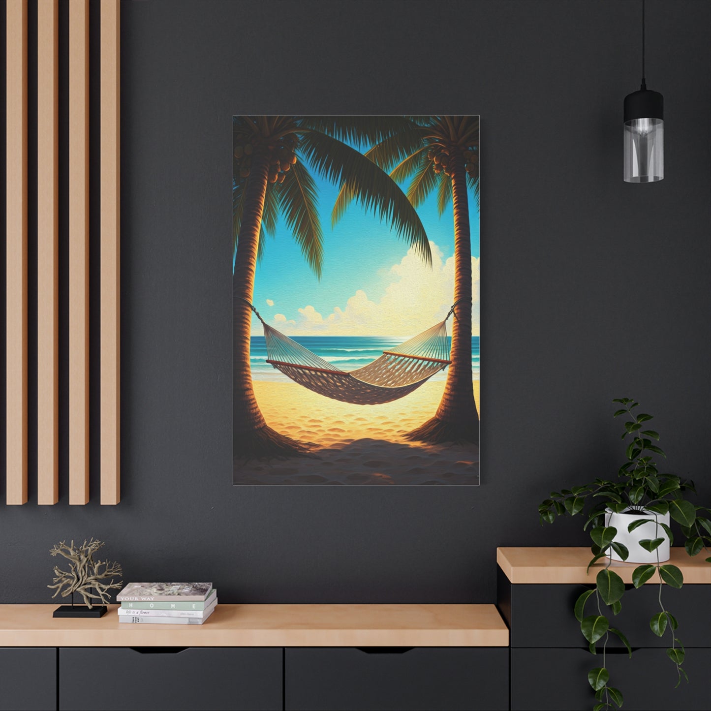 Hammock Paradise Escape Wall Art & Canvas Prints