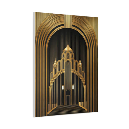 Golden Cathedral Deco Architecture Wall Art & Canvas Prints