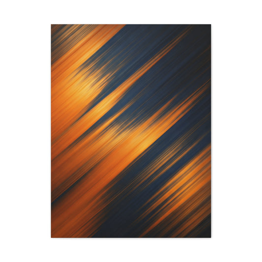 Warm Motion Streaks Abstract Wall Art & Canvas Prints