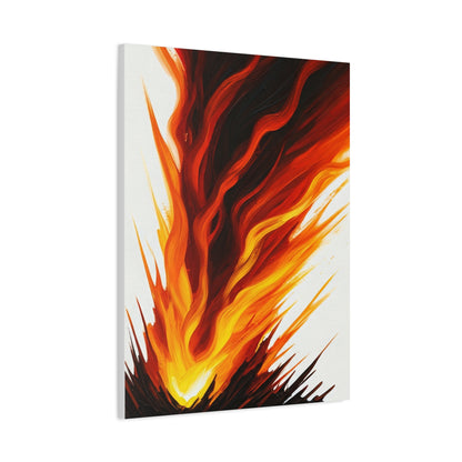 Rising Flame Abstract Wall Art & Canvas Prints