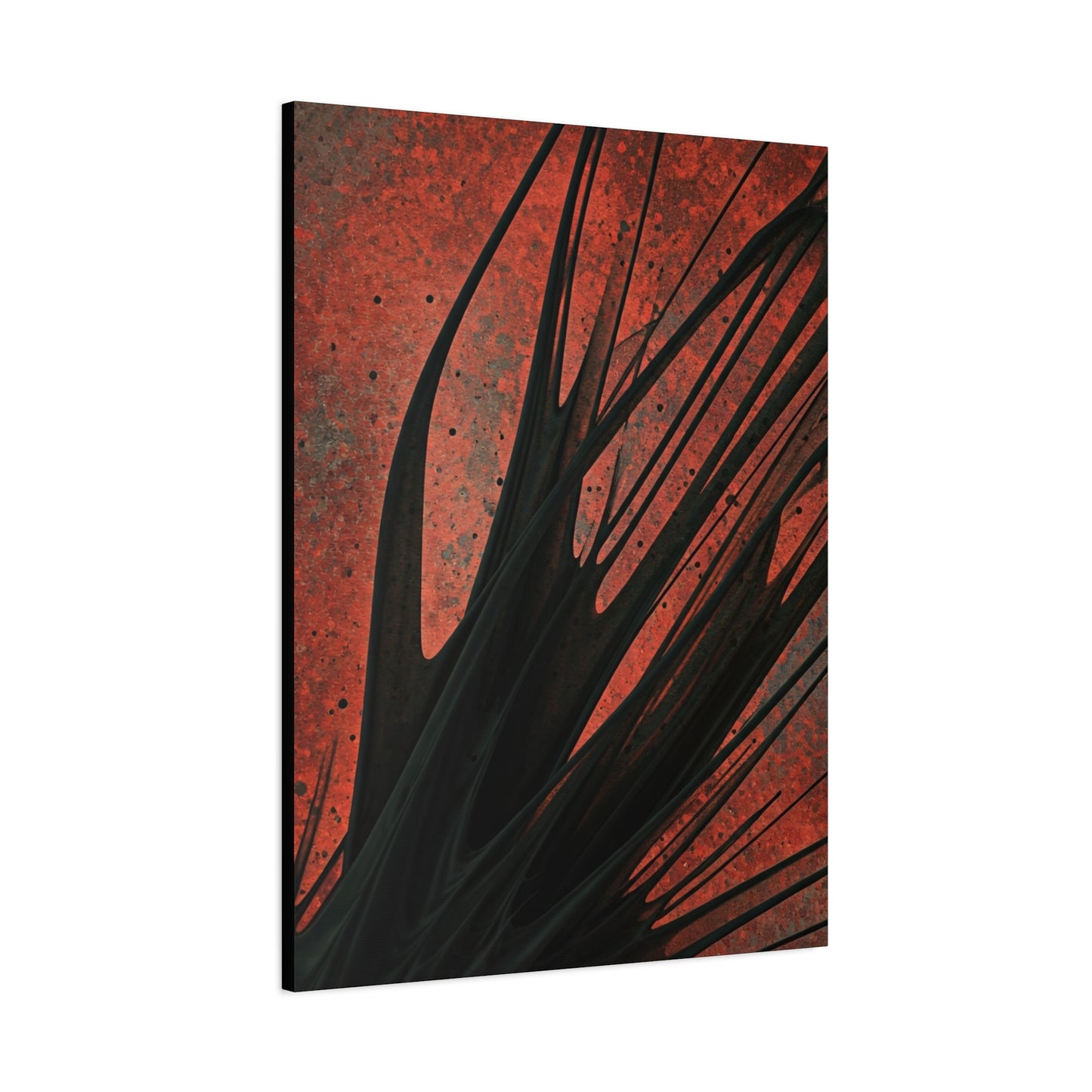 Crimson Motion Abstract Wall Art & Canvas Prints