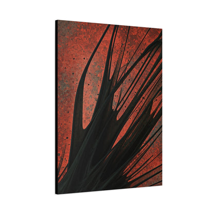 Crimson Motion Abstract Wall Art & Canvas Prints