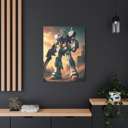 Mecha Guardian of the Ruins Wall Art & Canvas Prints
