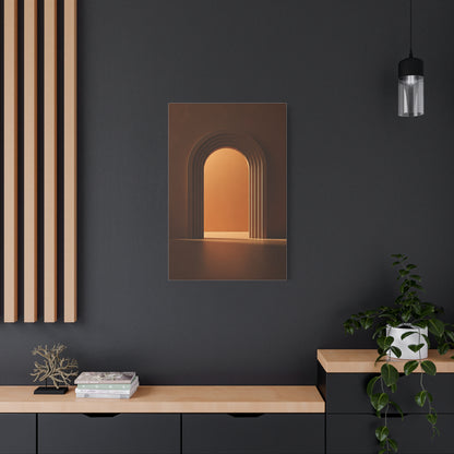Warm Architectural Archway Glow Wall Art & Canvas Prints