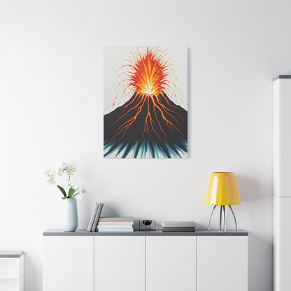 Volcanic Energy Abstract Wall Art & Canvas Prints
