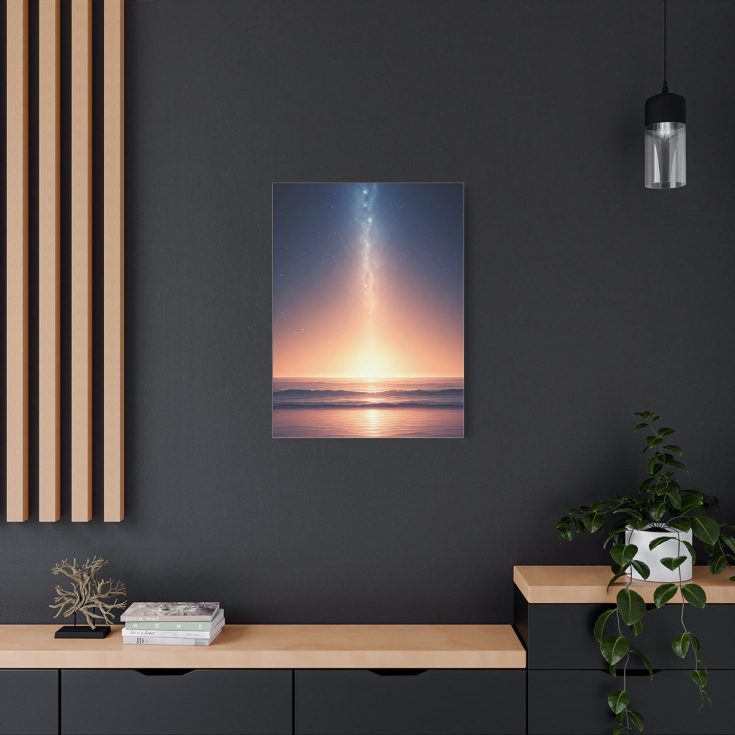 Celestial Path Over Calm Ocean Wall Art & Canvas Prints