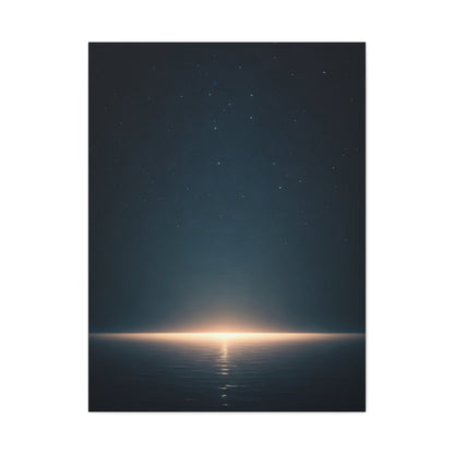 Starry Night Sea Horizon Wall Art & Canvas Prints