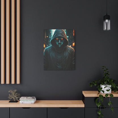 Neon Masked Vigilante Wall Art & Canvas Prints