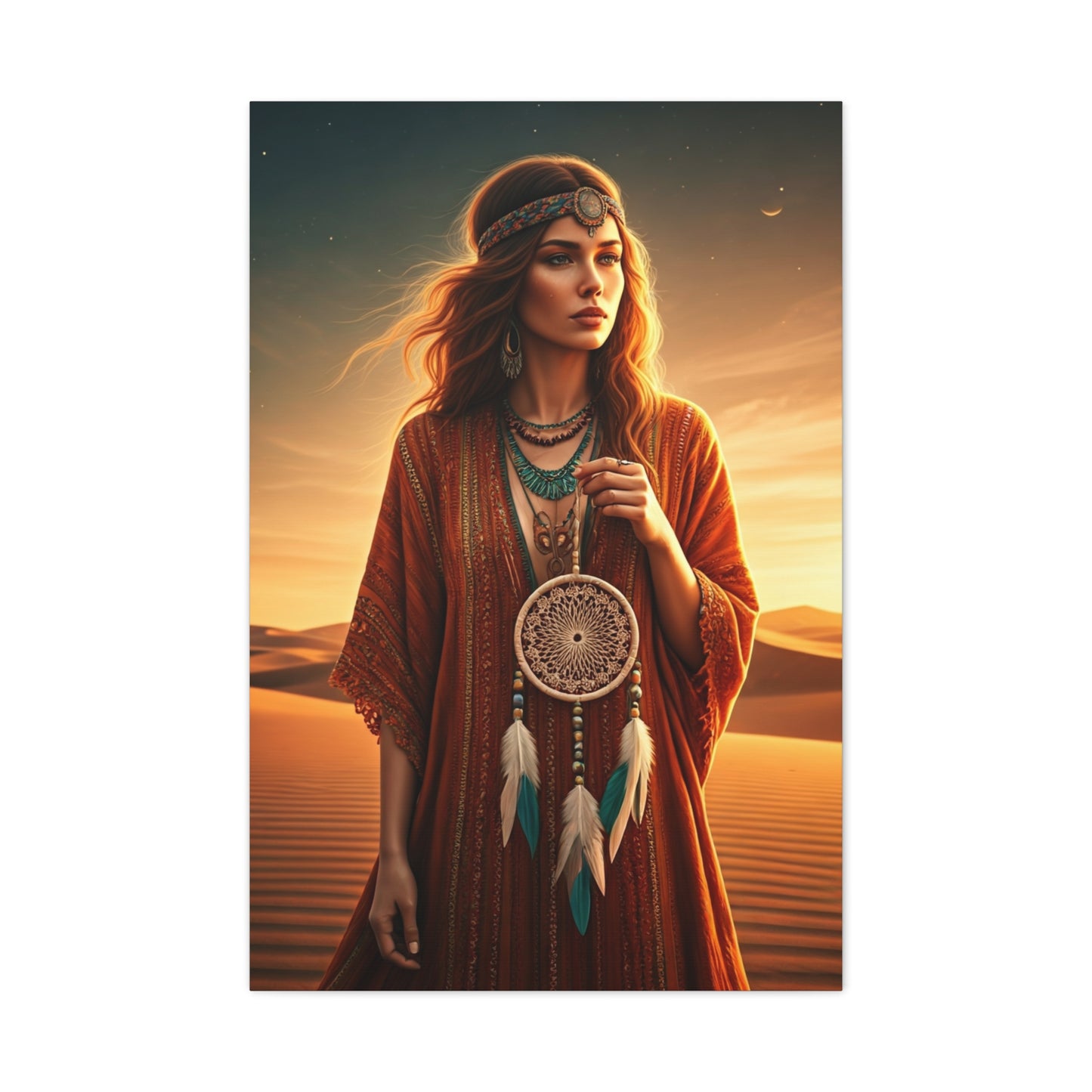 Desert Dreamer with Dreamcatcher Wall Art & Canvas Prints