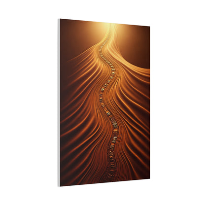 Path of Light Through the Desert Wall Art & Canvas Prints