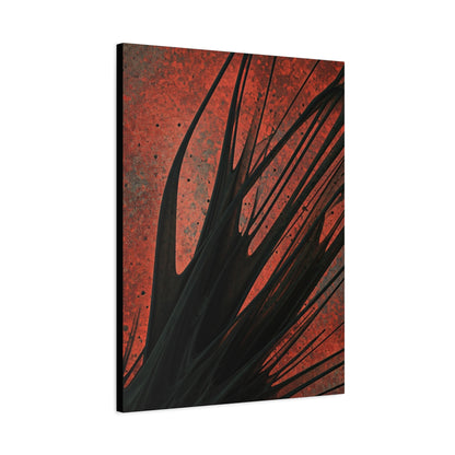 Crimson Motion Abstract Wall Art & Canvas Prints