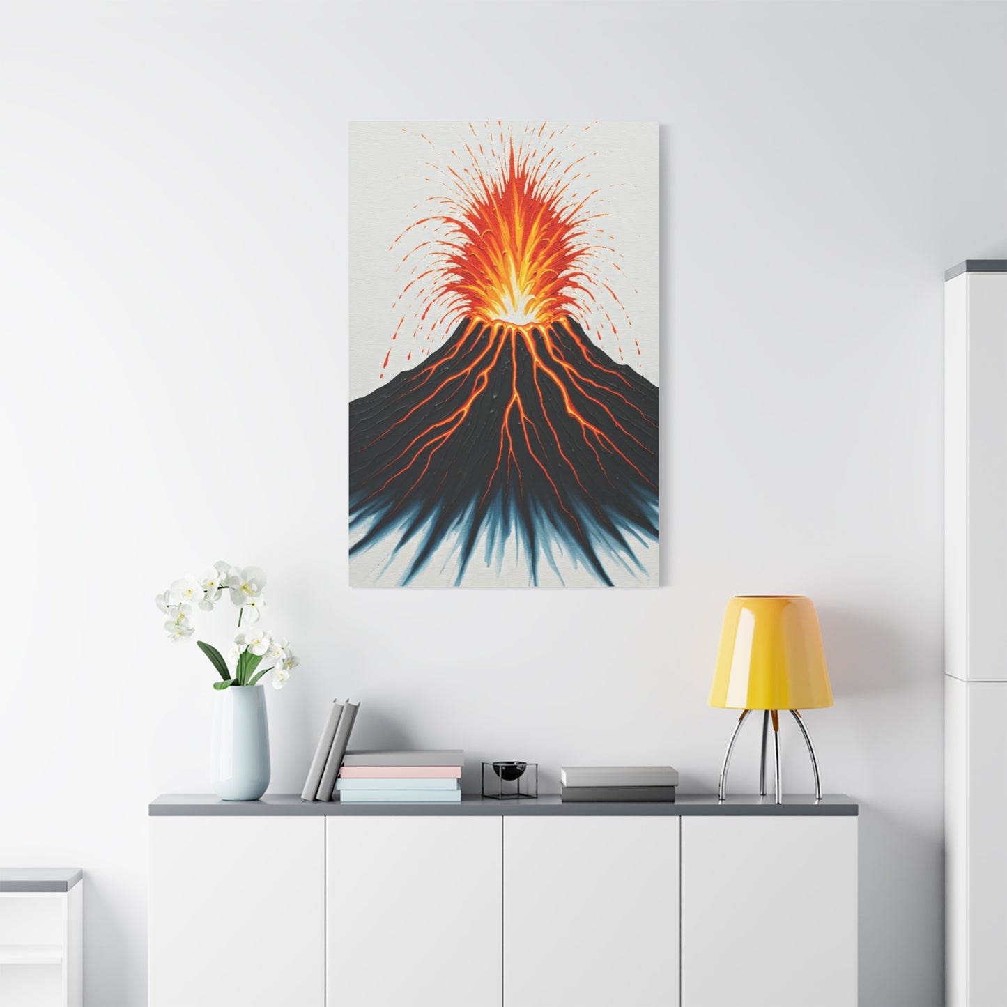 Volcanic Energy Abstract Wall Art & Canvas Prints