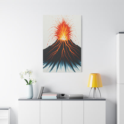 Volcanic Energy Abstract Wall Art & Canvas Prints