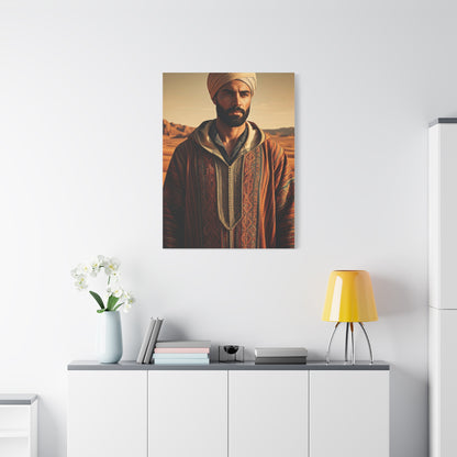 Nomadic Desert Soul Portrait Wall Art & Canvas Prints