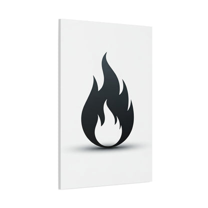 Minimal Flame Wall Art & Canvas Prints