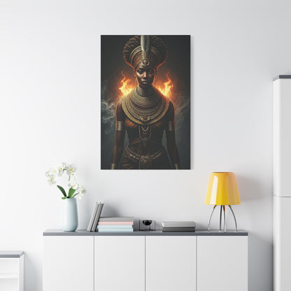 Fire Crown Priestess Wall Art & Canvas Prints