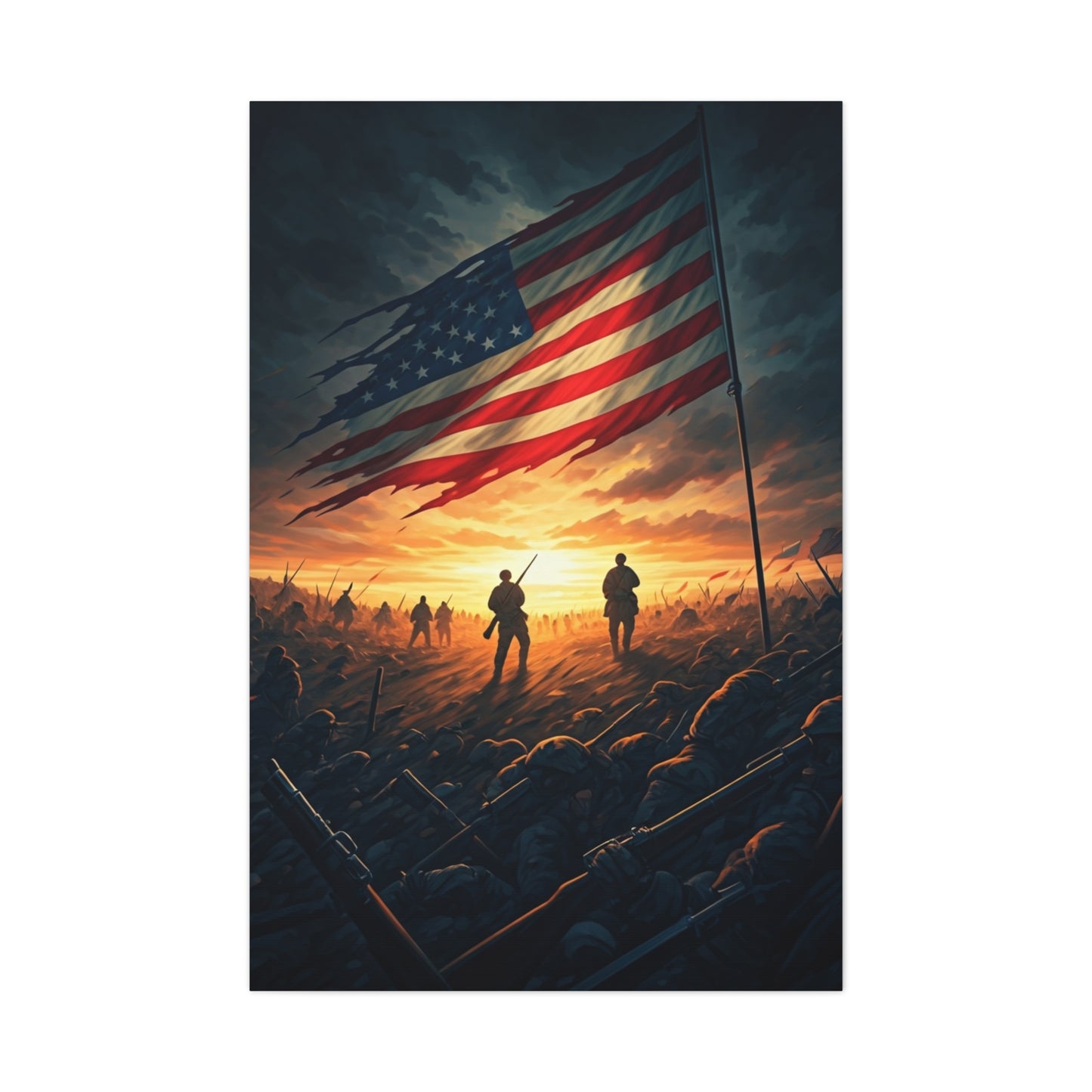 Battlefield Flag of Valor Wall Art & Canvas Prints.