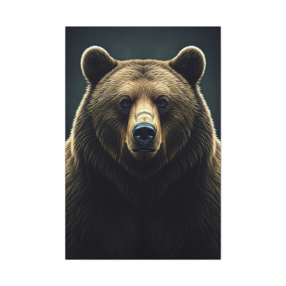 Intense Bear Gaze Wildlife Wall Art & Canvas Prints