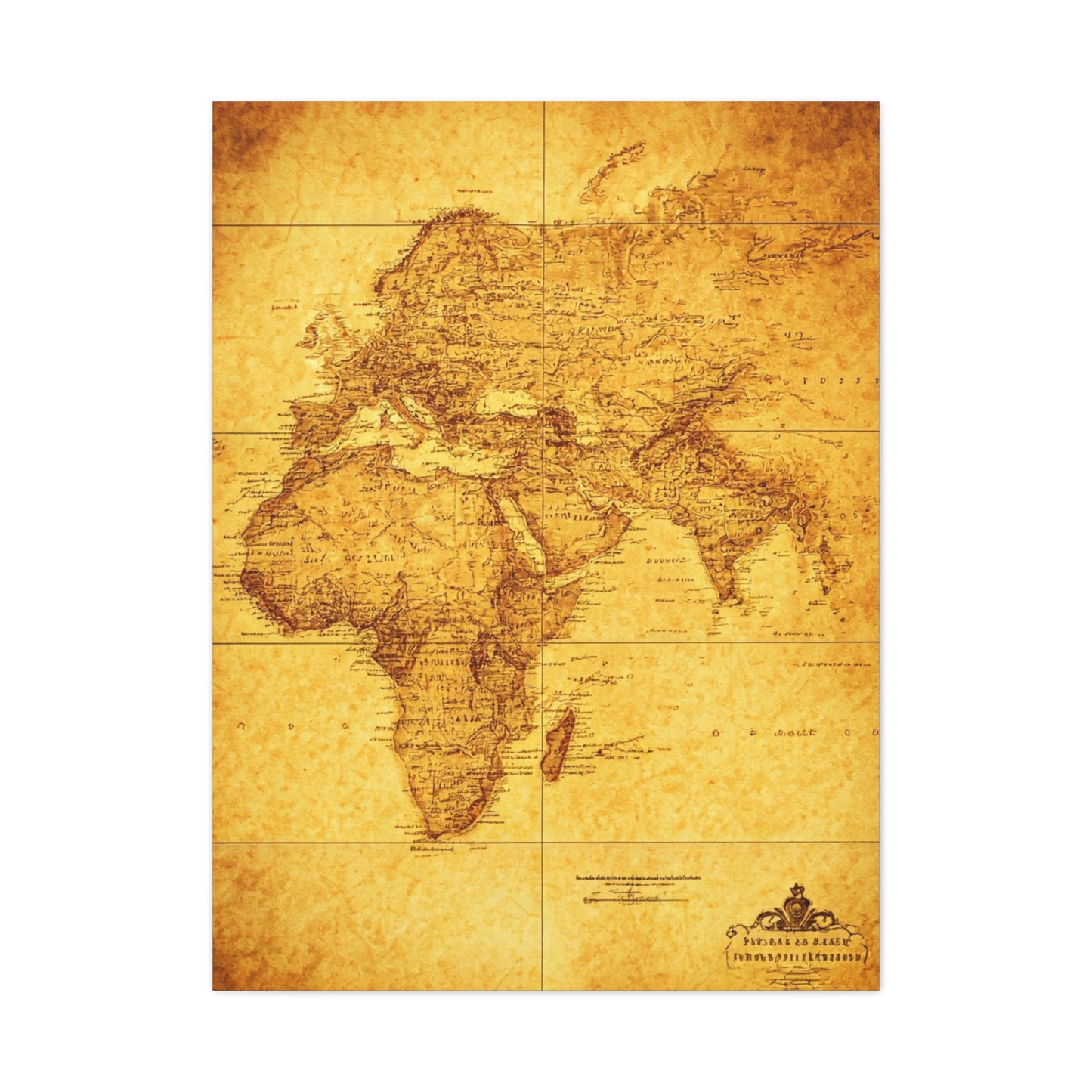 Historic Old World Atlas Map Wall Art & Canvas Prints