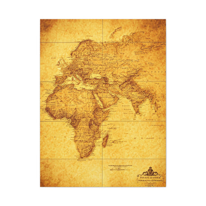 Historic Old World Atlas Map Wall Art & Canvas Prints