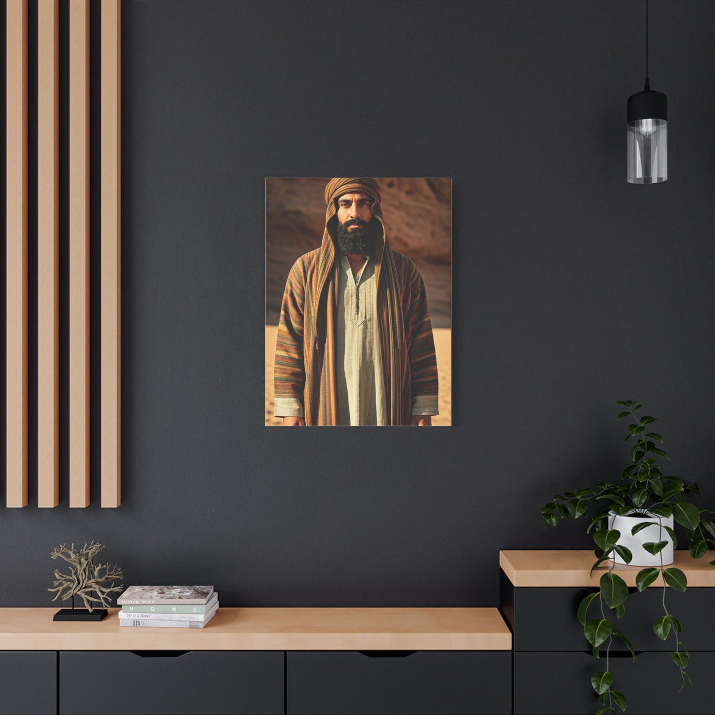 Desert Nomad Serenity Portrait Wall Art & Canvas Prints
