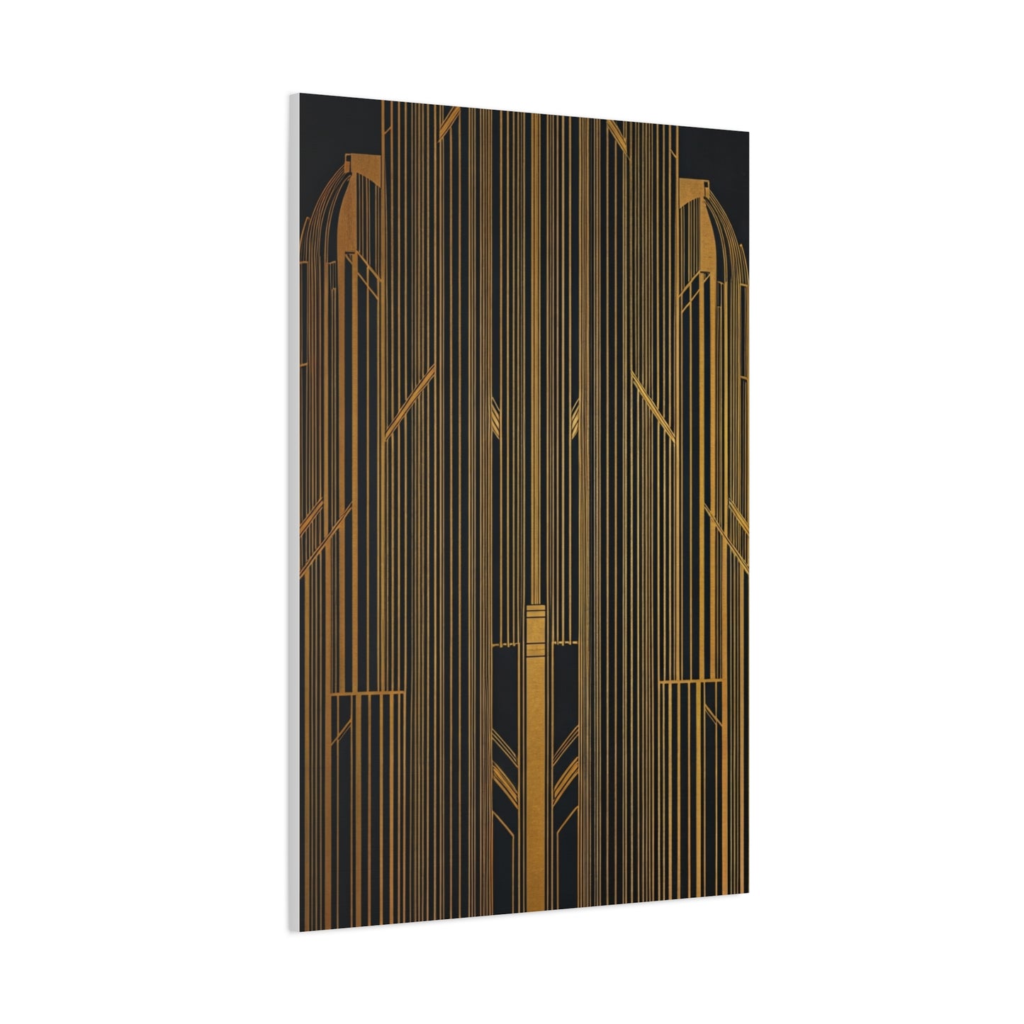 Golden Gate Art Deco Geometry Wall Art & Canvas Prints