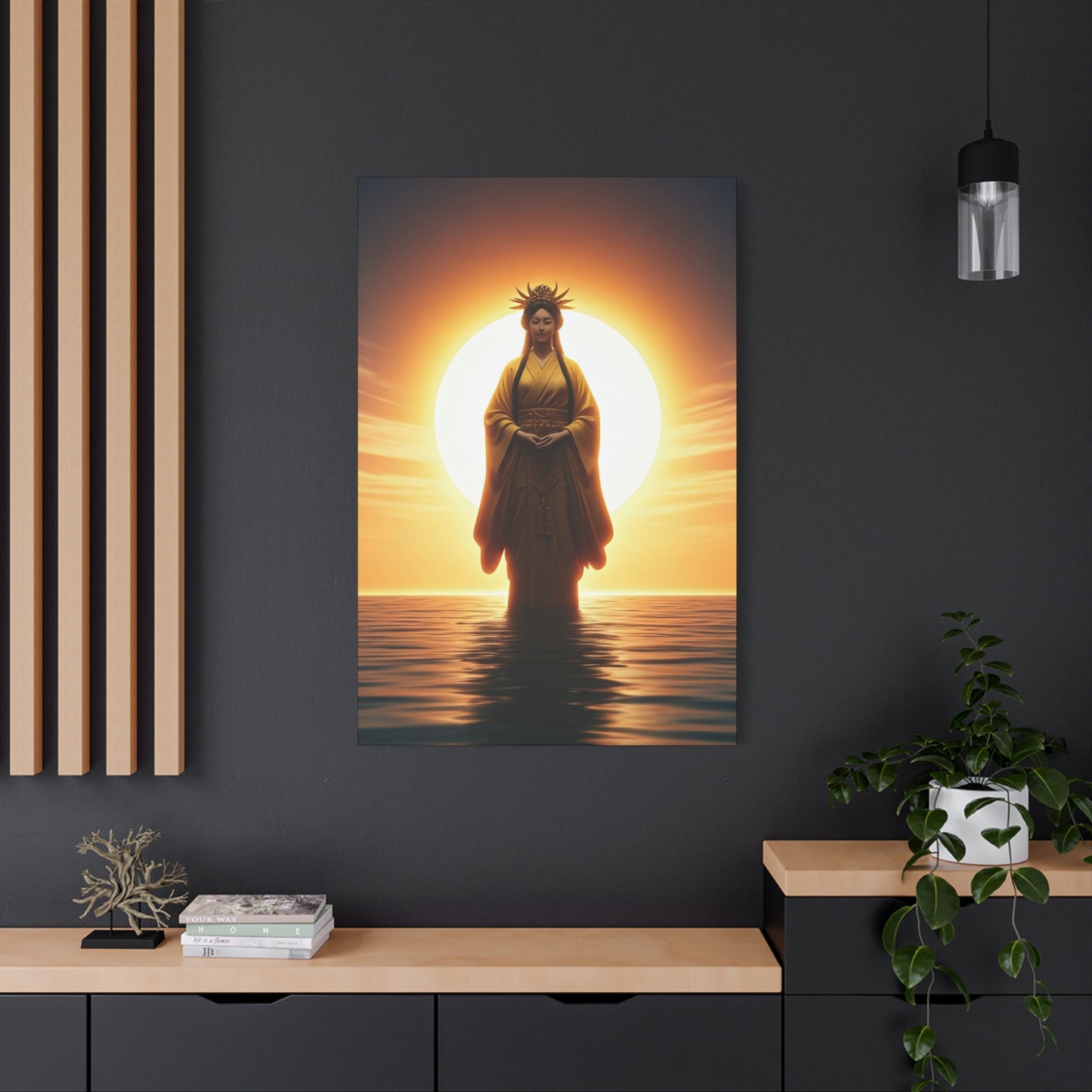 Golden Horizon Goddess Wall Art & Canvas Prints
