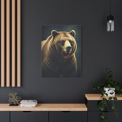 Dramatic Wilderness Grizzly Canvas Wall Art & Canvas Prints