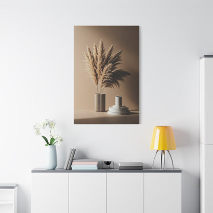 Pampas Grass Neutral Still Life Wall Art & Canvas Prints