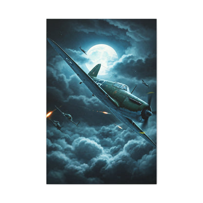 Moonlit Storm Flight Mystery Wall Art & Canvas Prints