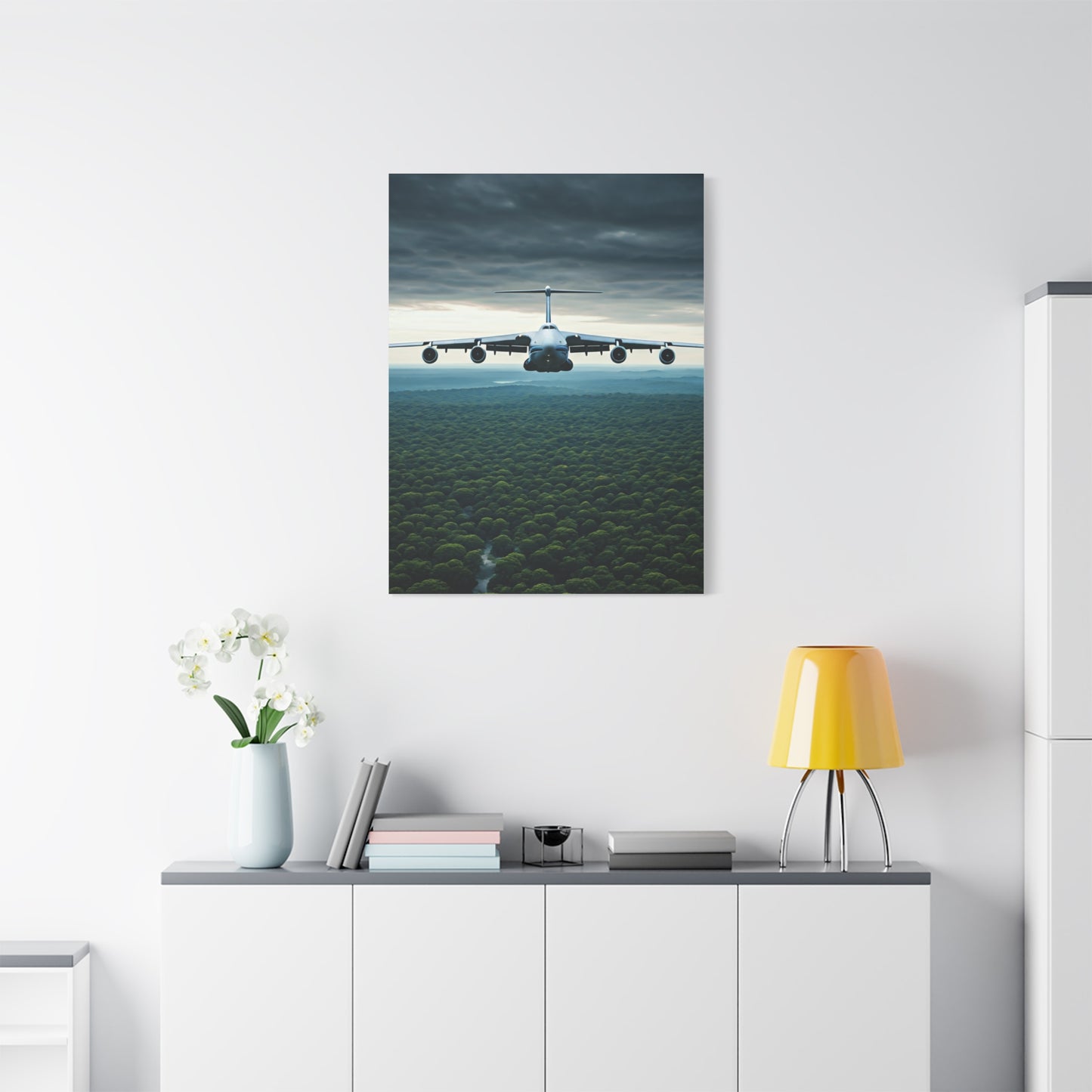 Aircraft Over Endless Forest Wall Art & Canvas Prints