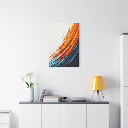 Flowing Warm Motion Abstract Wall Art & Canvas Prints