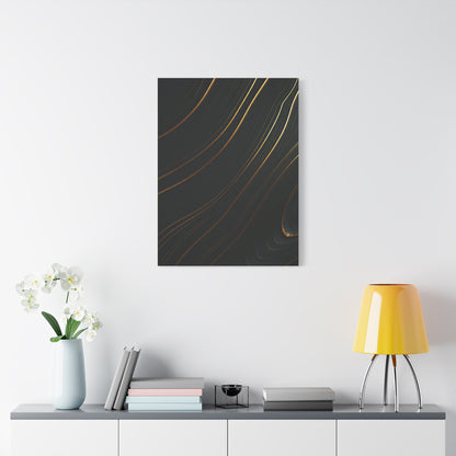 Golden Trace Minimalist Wall Art & Canvas Prints