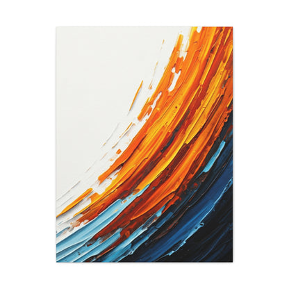 Flowing Warm Motion Abstract Wall Art & Canvas Prints