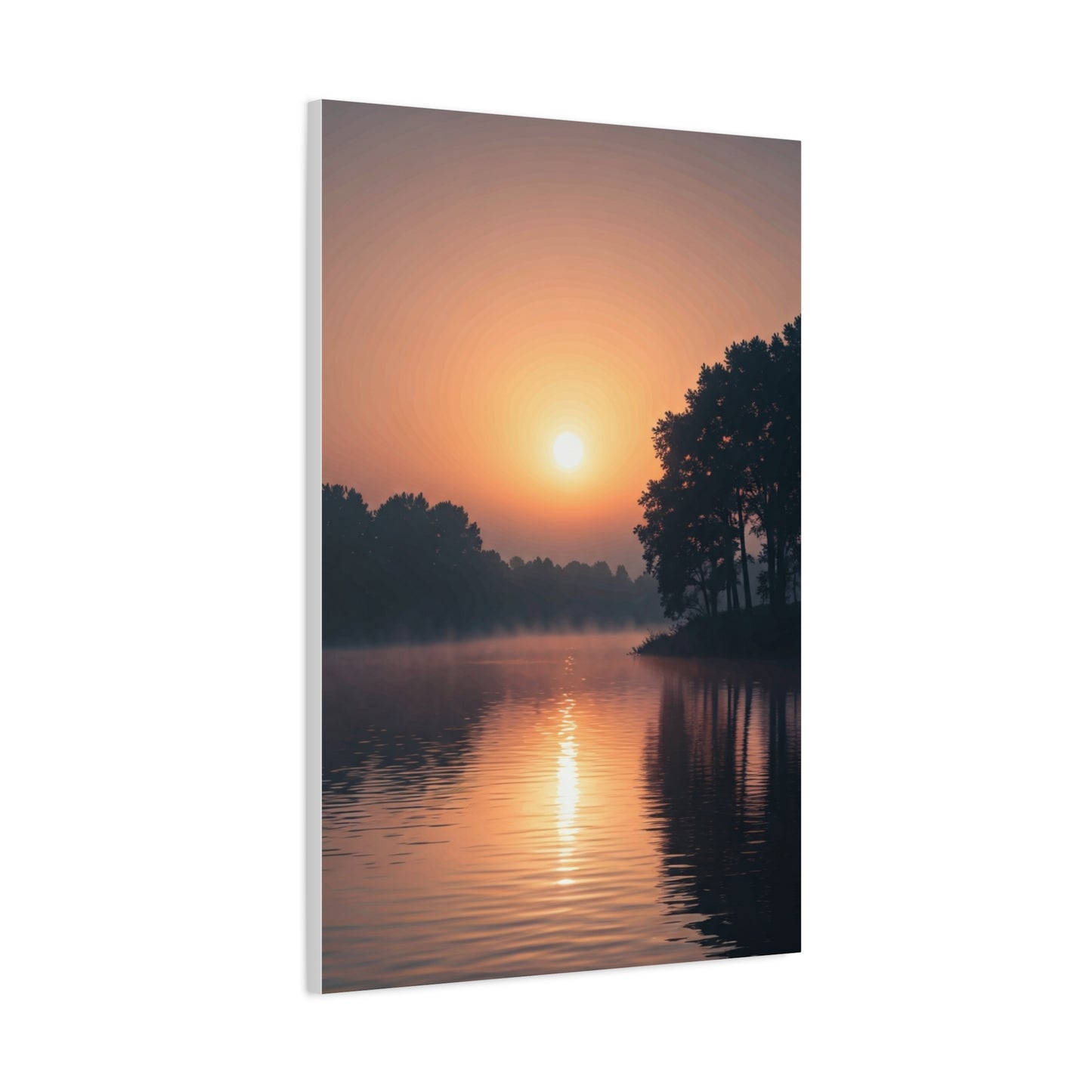 Sunrise Lake Reflection Wall Art & Canvas Prints