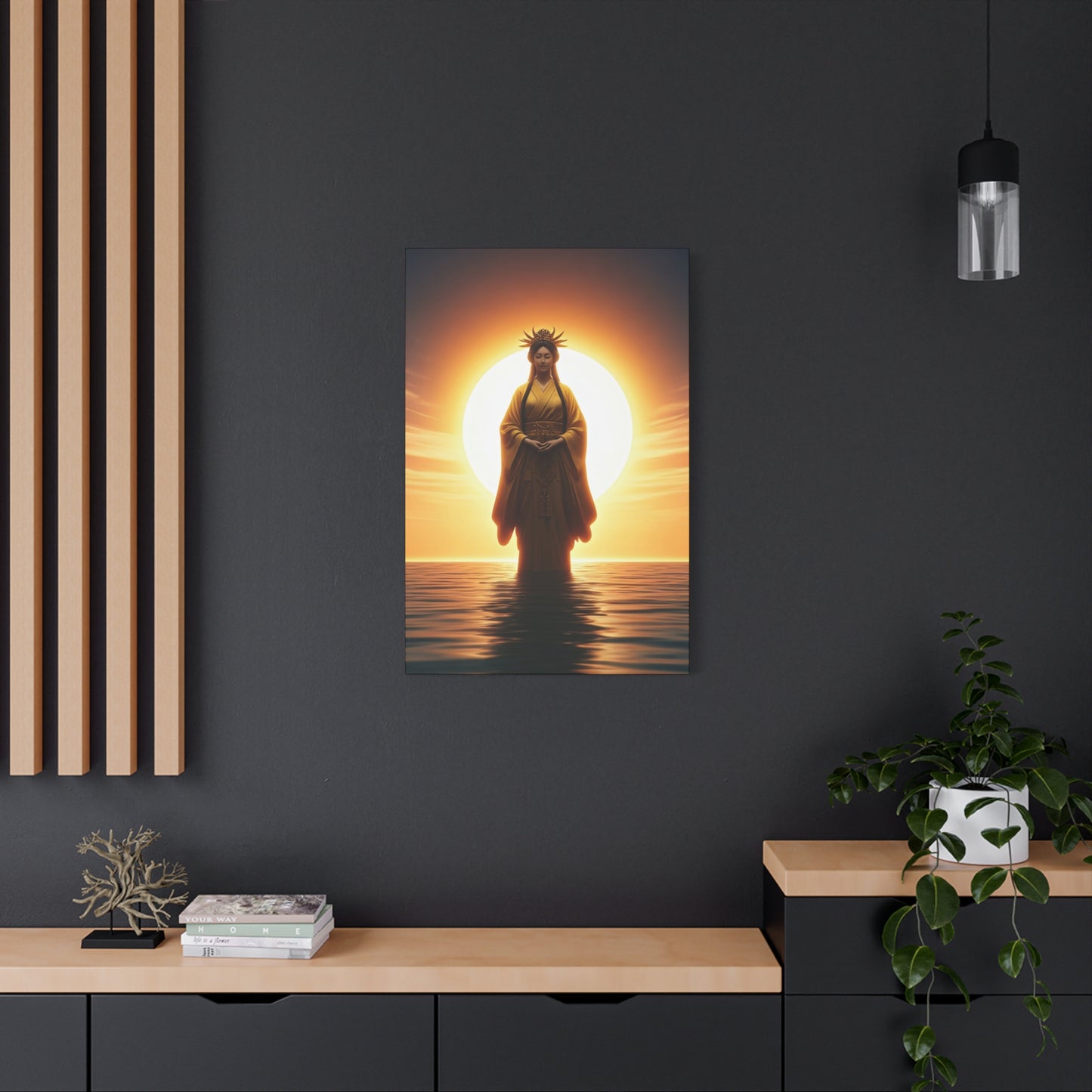 Golden Horizon Goddess Wall Art & Canvas Prints