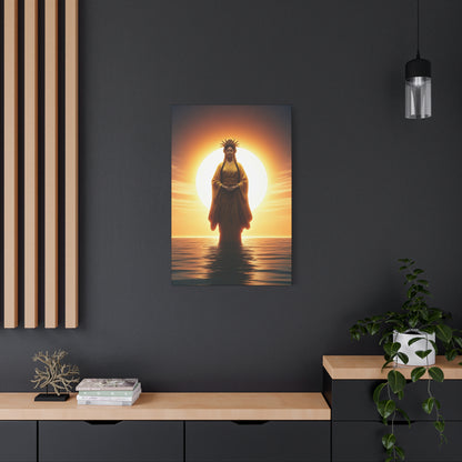 Golden Horizon Goddess Wall Art & Canvas Prints