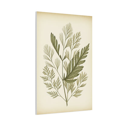 Wild Leaf Collection Illustration Wall Art & Canvas Prints