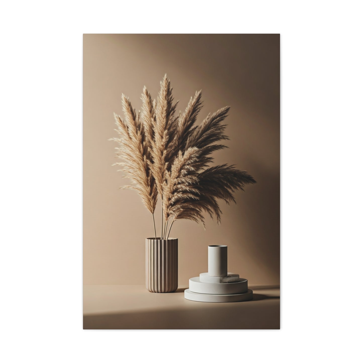Pampas Grass Neutral Still Life Wall Art & Canvas Prints