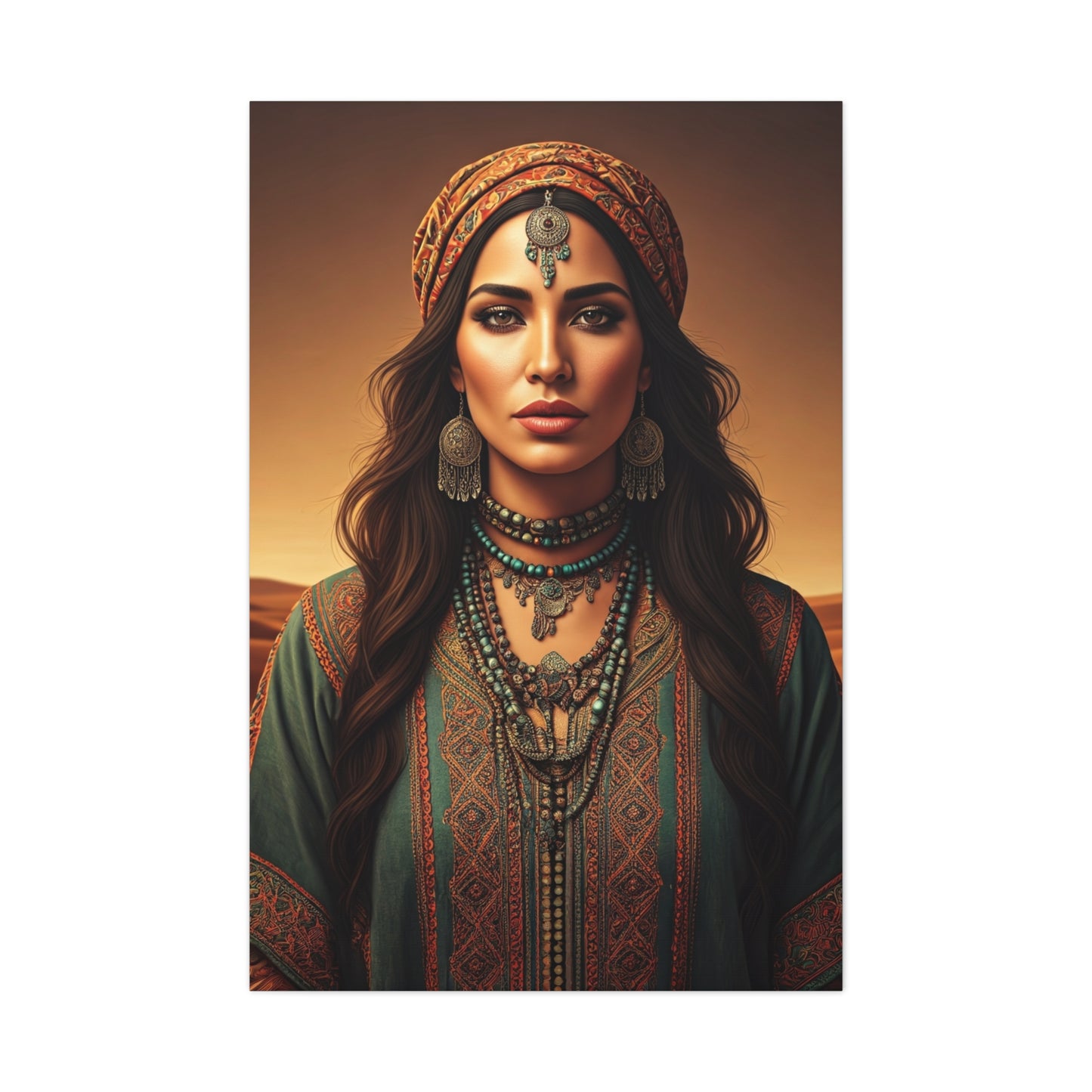 Tribal Grace Bohemian Queen Wall Art & Canvas Prints