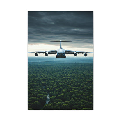 Aircraft Over Endless Forest Wall Art & Canvas Prints
