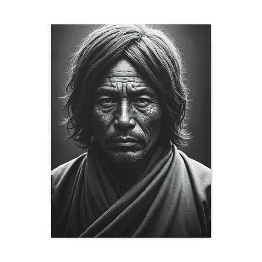 Strength of Heritage Black & White Portrait Wall Art & Canvas Prints