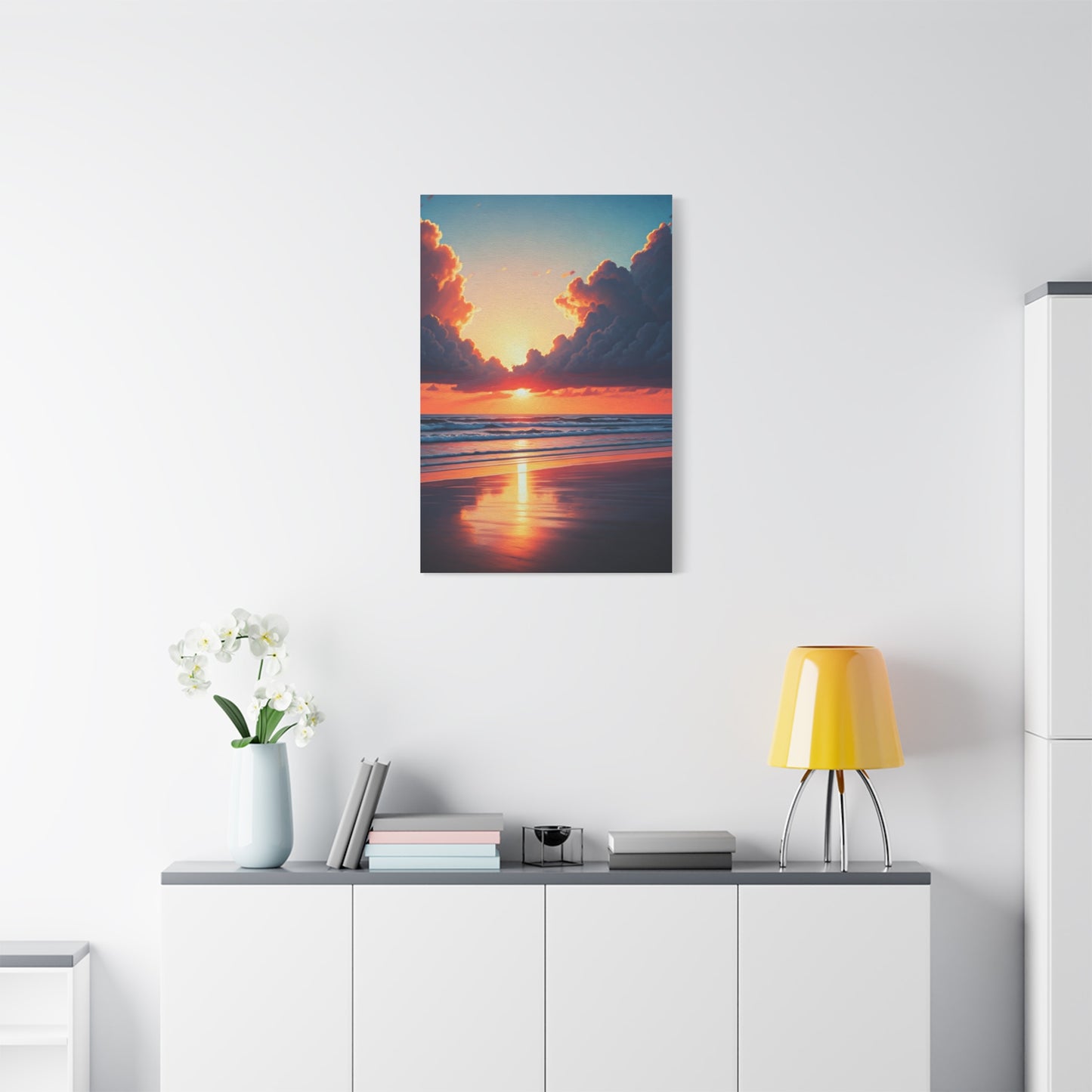 Cloud Framed Horizon Sunset Wall Art & Canvas Prints