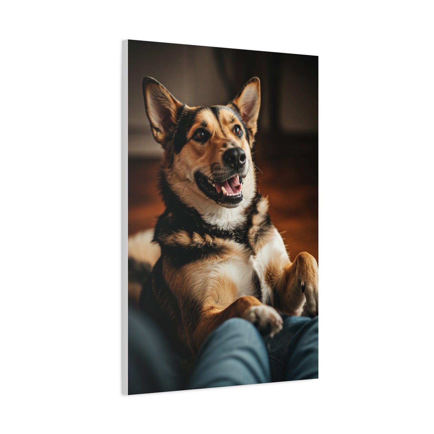 Happy Paws Cuddle Moment Wall Art & Canvas Print