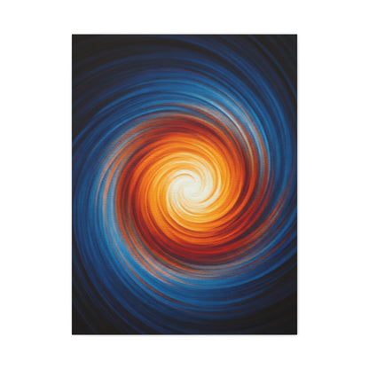Swirling Light Vortex Abstract Wall Art & Canvas Prints