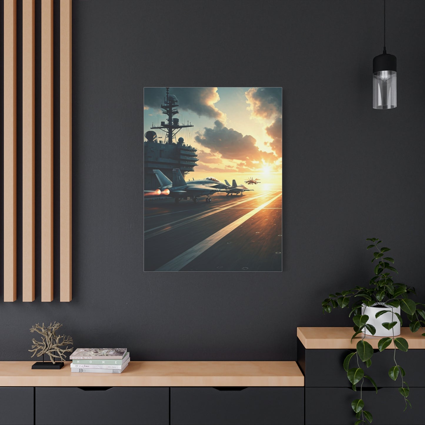 Aircraft Carrier Launch Mission Wall Art & Canvas Prints